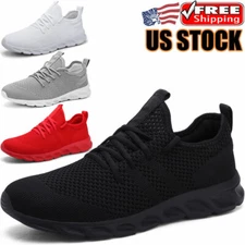 Men's Athletic Casual Sneakers  Running Tennis Sports Fashion Non-slip Shoes Gym