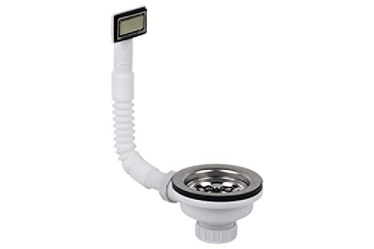 Cofan Valvola Lavandino 1 1/2 x 115 con Piletta Acciaio Inox - Qualità Top