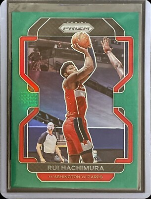Rui Hachimura - 2021-22 Panini Prizm Basketball - Green Prizm #234