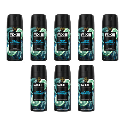 AXE Premium Bodyspray Aqua Bergamot Deo 8x 150ml Deodorant Männerdeo Herren