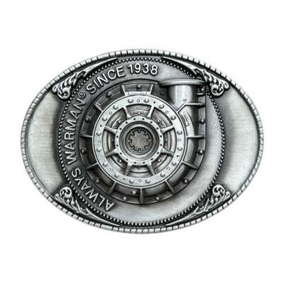 Zinc alloy belt buckle retro western cowboy machinery heart  display picture 1