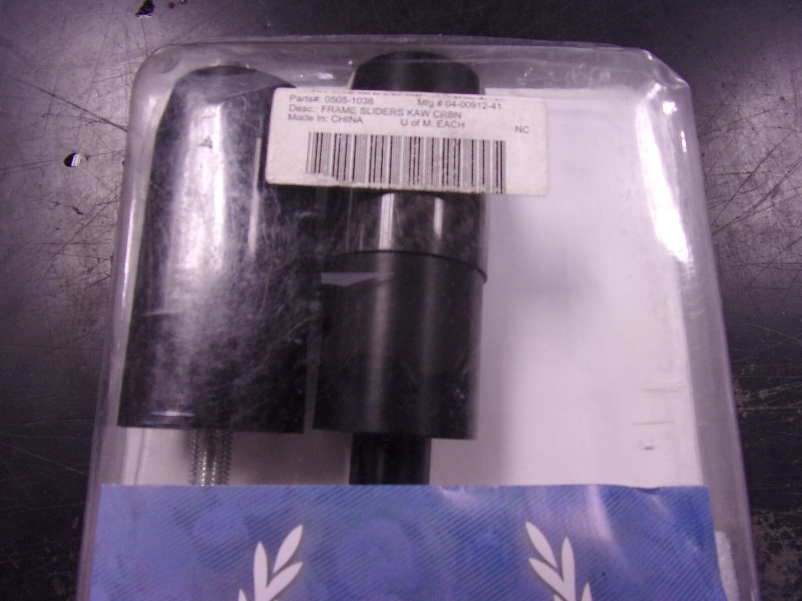 Kawasaki ZX10R PSR Carbon Fiber Frame Sliders Fits 200910 Models P/N