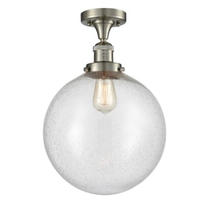 Innovations 1CH 204-12 XXL Beacon Semi-Flush, BS NKL/Seed - 517
