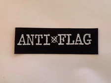 Anti Flag Cloth Patch 6.5" X 2"  (CP111)