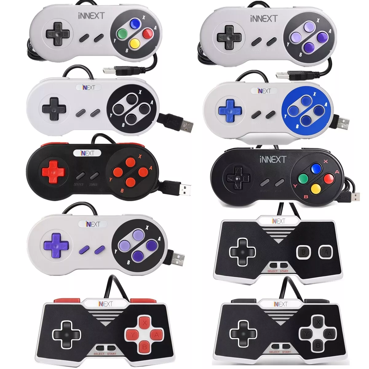 pas bemærkede ikke Foresee 1/2 Pack SNES NES USB Super SNES USB Controller Gamepad For PC Mac Raspberry Pi | eBay pas bemærkede ikke Foresee 1/2 Pack SNES NES USB Super SNES USB Controller Gamepad For PC Mac Raspberry Pi | eBay