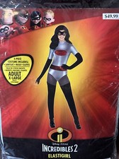 Incredibles 2 Elastigirl 4 Piece Adult Costume Halloween Size: X-Large