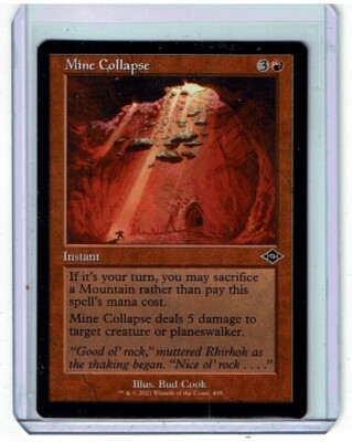 Mine Collapse - Retro Frame - Modern Horizons 2 - Magic the Gathering