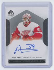 2022-23 Upper Deck SP Authentic Chirography Alex Nedeljkovic Auto #C-AN Detroit