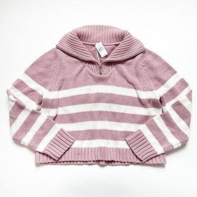 Kule The Matey Quarter Zip Sweater Size XL NEW NWT
