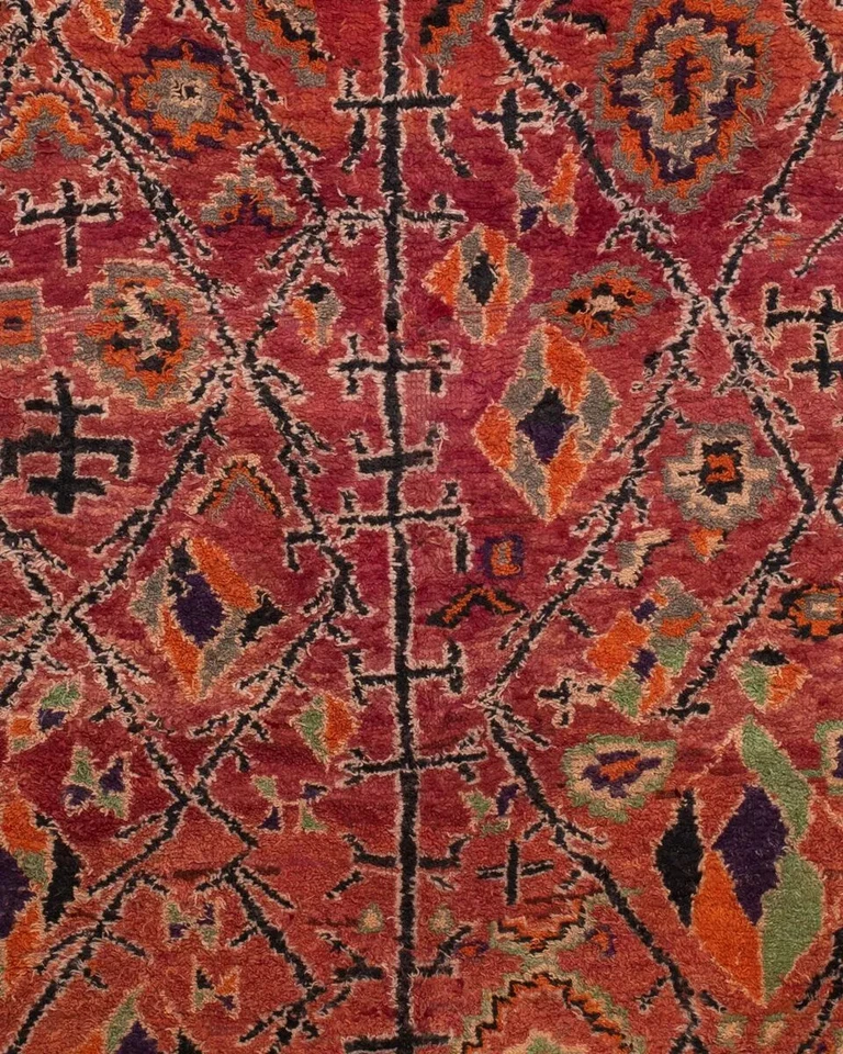 Vintage Moroccan Berber Rug - Image 2 of 2