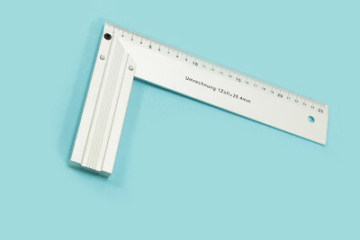       ANSCHLAGWINKEL WINKEL ALUMINIUM SCHREINERWINKEL 90°  250MM S PRAKTISCH