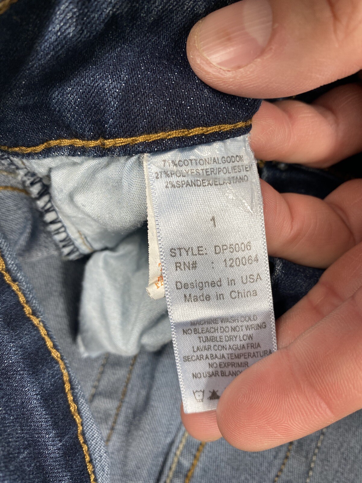 Mind Code Mid Rise Destroyed Distressed Skinny De… - image 7