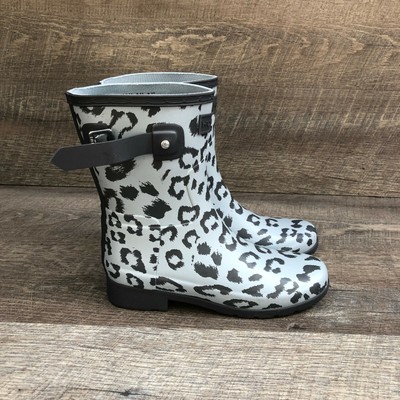 cheetah hunter rain boots