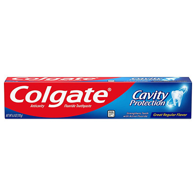 Colgate Cavity Protection Regular Fluoride Toothpaste, 6 Oz