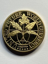 Rare United World Currency Coin Token Medvedev Russia 2009 Alternative Ruble tc2