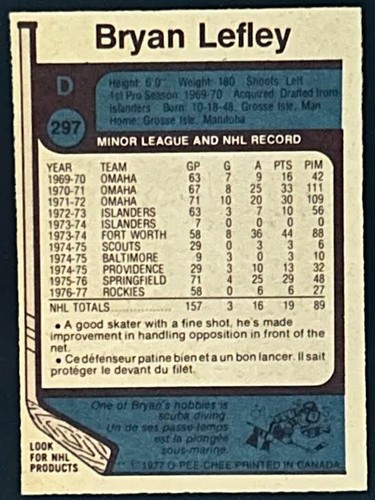 AUTOGRAPHED 1977-78 O-PEE-CHEE HOCKEY CARDS YOU SELECT GROUP 2 (SOME NOT SIGNED) - Bild 96 von 284