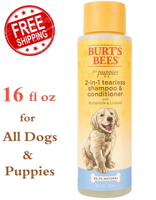Dog Shampoo Conditioner16oz Burt S Bees 2 In 1 All Natural Tearless For Puppies For Sale Online Ebay