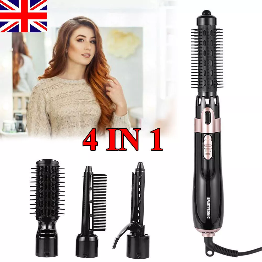 4 in 1 Hair Blow Dryer Brush Comb Hot Air Styler Tool Straightener Hair Dryer