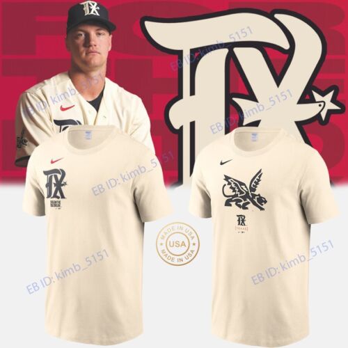 2025 Texas Baseball RG Team City Connect Large Logo T-Shirt Gildan Size S-4XL