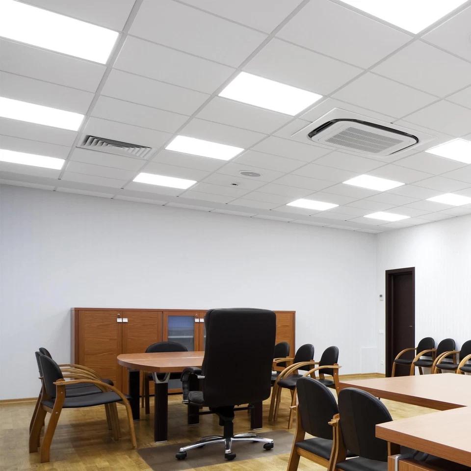 PANNELLO LED 42W MOLTO LUMINOSO QUADRATO 60X60CM PLAFONIERA INCASSO ALTA QUALITA - Immagine 2 di 4