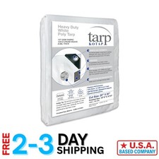20x20 Ft Heavy-Duty Waterproof Tarp - Superior 8-Mil Protection, Multi-Use