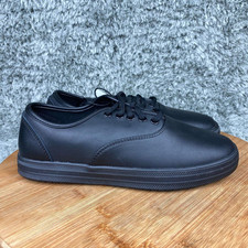 TredSafe Kensley Slip Resistant Genuine Leather Work Shoes Womens 6 Black NEW
