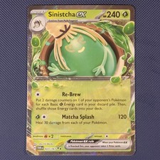 Sinistcha ex 23/167 - Twilight Masquerade - Rare Holo Pokemon Card - NM