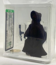 Kenner Star Wars Jawa Purple Stitch AFA 85  GOLD loose vintage CAS