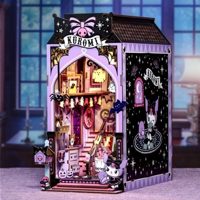DIY 3D Book Nook Puzzle - Hello Kitty Kuromi Spooky House 283pcs