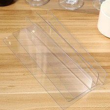 10-Pack Clear Plastic Shelf Dividers for Closet Organization, L-Shaped Retail...