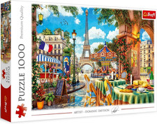 NEW TREFL Jigsaw Puzzle 1000 Pieces Premium Quality Morning in Paris 10 Ages
