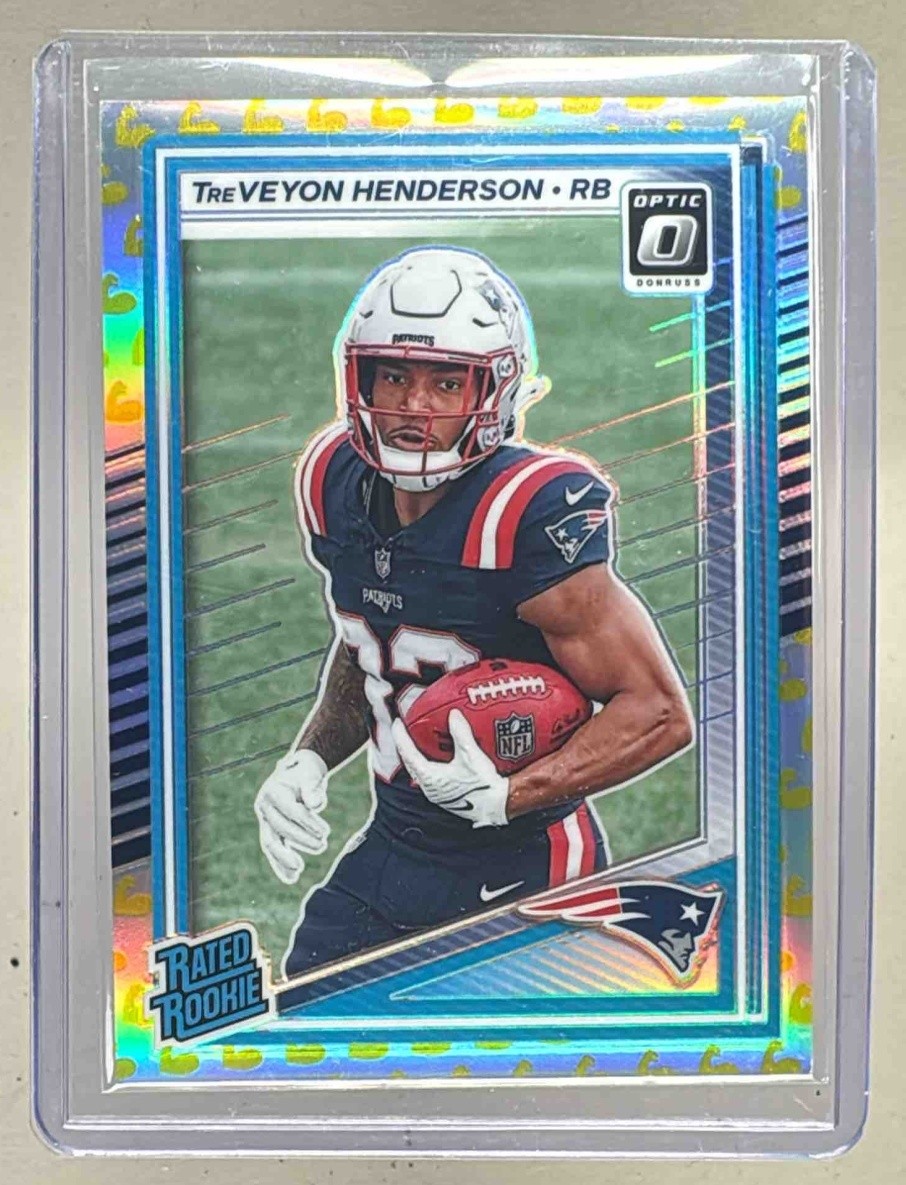 TreVeyon Henderson 2025 Panini Donruss Optic #248 Flex Prizm Rated Rookie /199