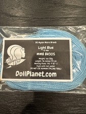 hair replacement NEW Nylon Micro Braids 2mm Light Blue Custom Doll Reroot