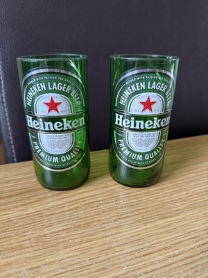 heineken half pint glass 330ml ( Approx 5  Height )