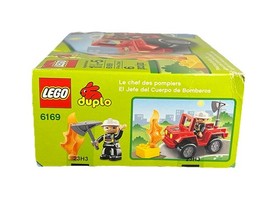 LEGO Duplo (6169) Fire Chief 6 Pcs. Preschool Building Toy 2012 Sealed * Damaged