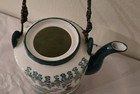 Japanese Oriental Style Tea Pot w/ Lid, RARE Green Geisha, Decorative Ceramics — photo 5