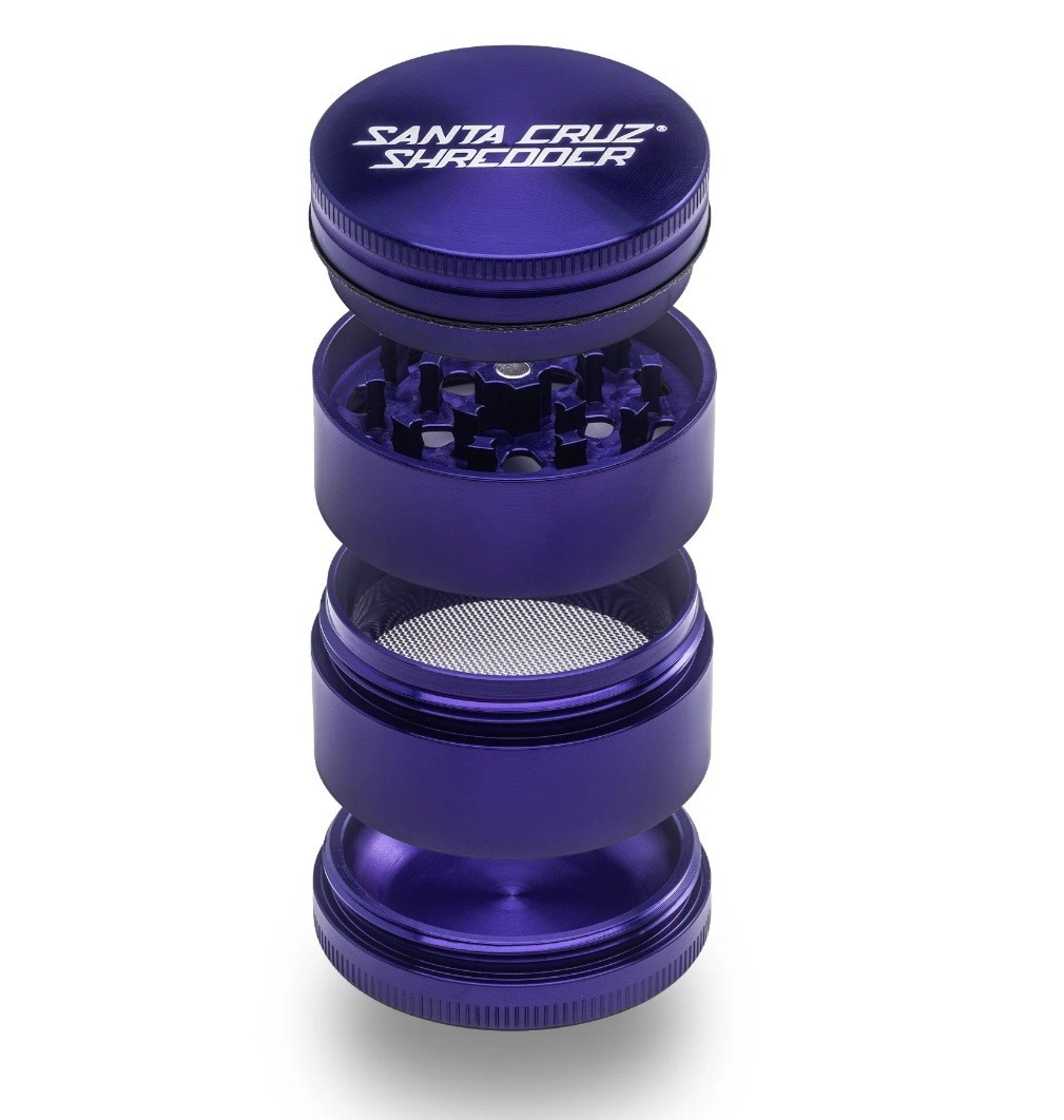 Santa Cruz 4 Piece Medium Shredder - Purple