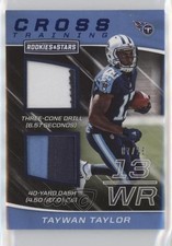 2017 Panini Rookies & Stars Cross Training Prime 7/25 Taywan Taylor #8 0b2