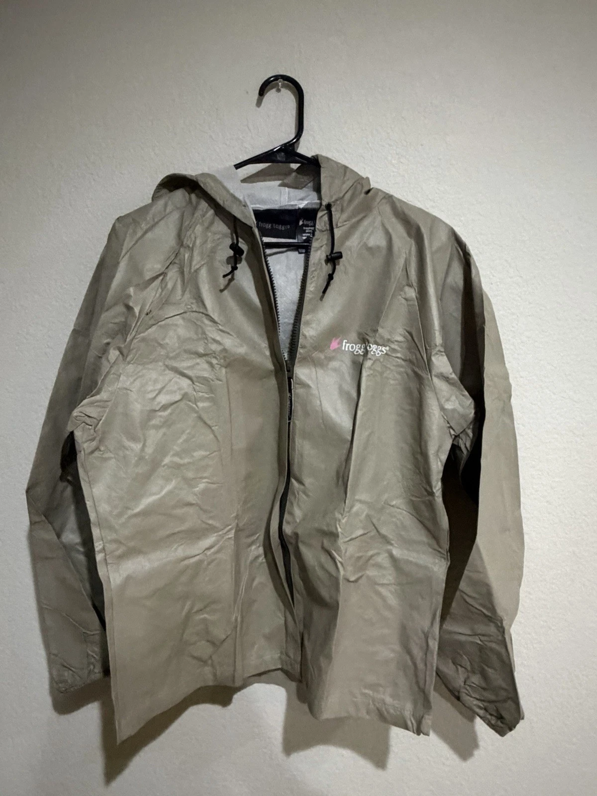 Frogg Toggs Womens Ultra-Lite2 Rain Suit Small Khaki Jacket Pants Packable New - product detail image 1