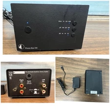 Pro-ject Phono Box DS Black Preamplifier for MM & MC Cartridges Working!!