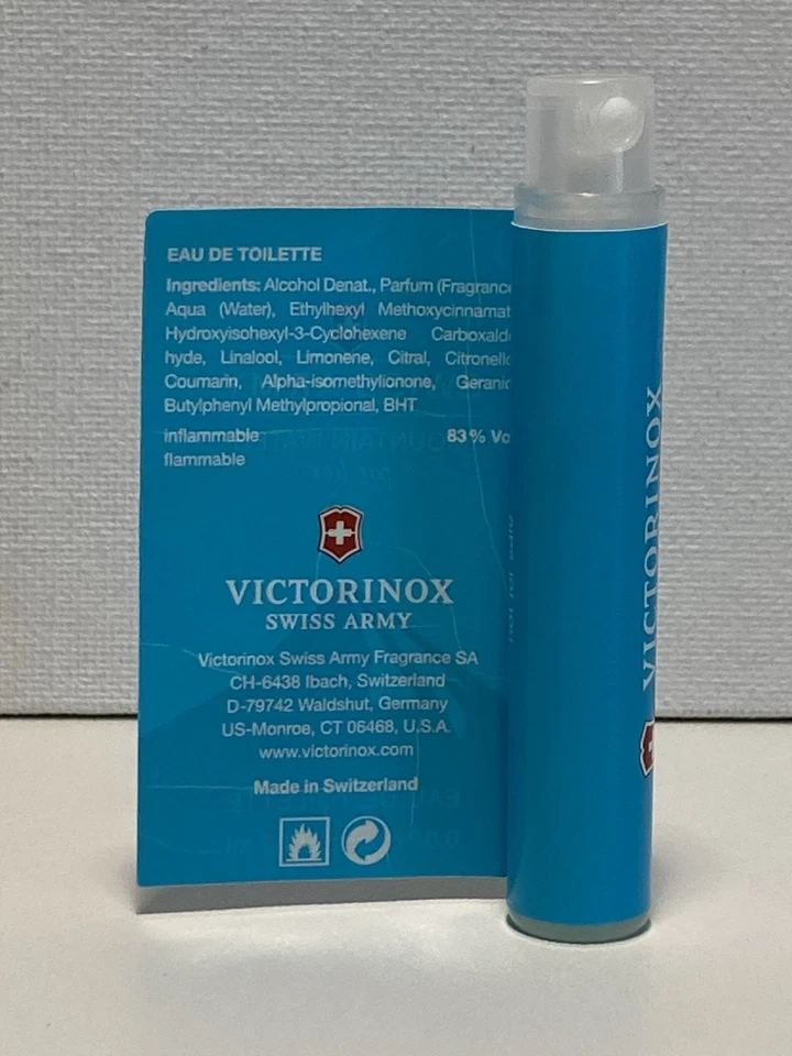 Swiss Army Mountain Water For Her Lote x7 Muestra Eau De Toilette Spray .04oz Foto 3 de 3