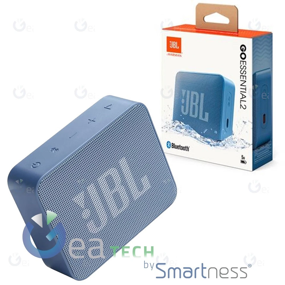 JBL Go Essential 2 Bluetooth Lautsprecher Waterproof Case Laptop Wireless Blau