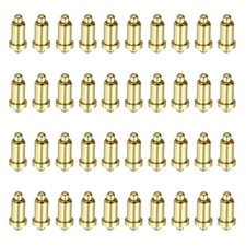 40 PCS 4.5mm Gold Plated Spring Loaded PogoPins Copper Header Test Pin Probes