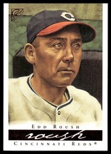 2003 Topps Gallery Hall of Fame Edd Roush : White C Cap #9 Cincinnati Reds