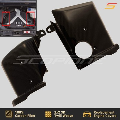 Scopione Carbon Fiber Valve Engine Covers for Audi S4 B5 A6 C5 - 2.7T V6 BiTurbo