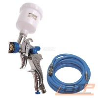 BGS FÜR Mini Druckluft FarbsprÜHpistole + 10 Meter Druckluftschlauch 32059047