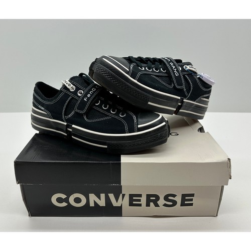 Converse Feng Chen Wang x Chuck 70 Low 2-In-1 Ox Black Size M8.5 W10.5 NIB #10S