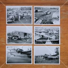 6 vintage photographs of wrecked WW2 aircraft possibly at Klagenfuhrt Austria?