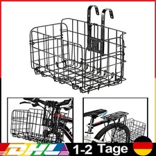 Fahrradkorb Lenkerkorb Einkaufstasche Clipon Vorne Abnehmbar Bike Fahrrad 20KG