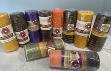 10 Rolls Decorative Mesh 6 in x 5 yds Wreath Basket Fall Halloween Thanksgiving